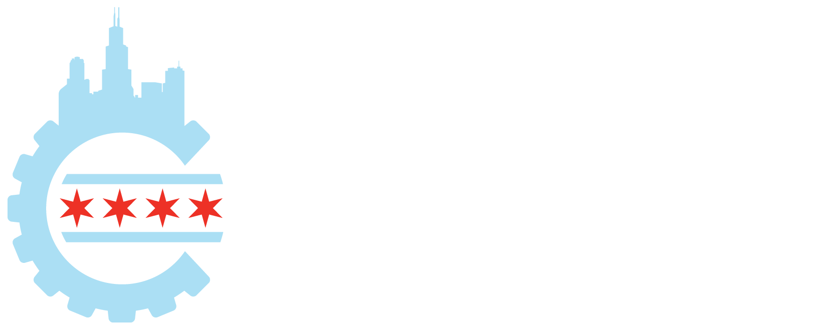 Made in Chicago Reversed Color Logo